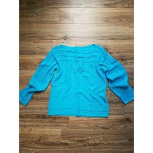 NWT Jones New York Turquoise Sweater